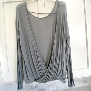 Free People Open Back Top